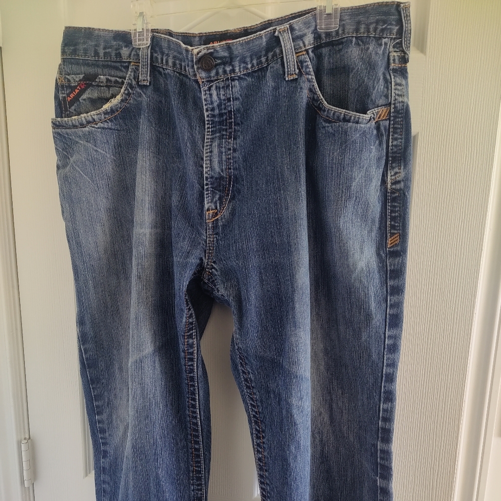 Ariat Work FR Men's Low Rise M4 Boot Cut Jeans 42x32 Flame Resistant HRC2 2112